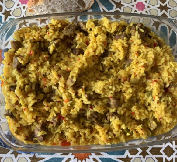 Receta arroz con carrilleras