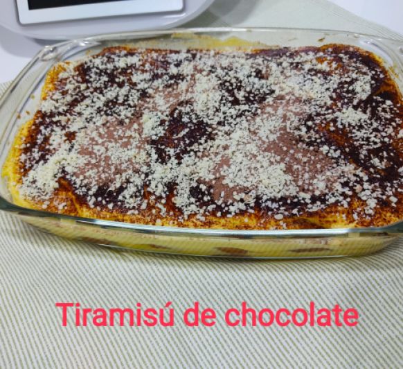 TIRAMISU DE CHOCOLATE - THERMOMIX - DON BENITO - BADAJOZ