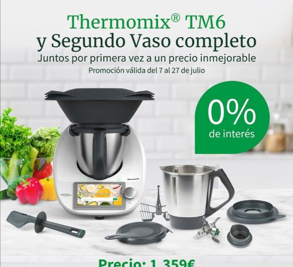 Thermomix® 6 y segundo vaso completo