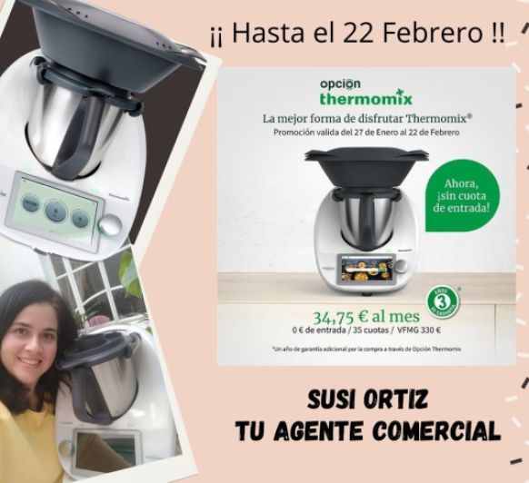POR POCO MÁS DE 1 €/DIA PUEDES CONSEGUIR TU SUEÑO, TU Thermomix® .