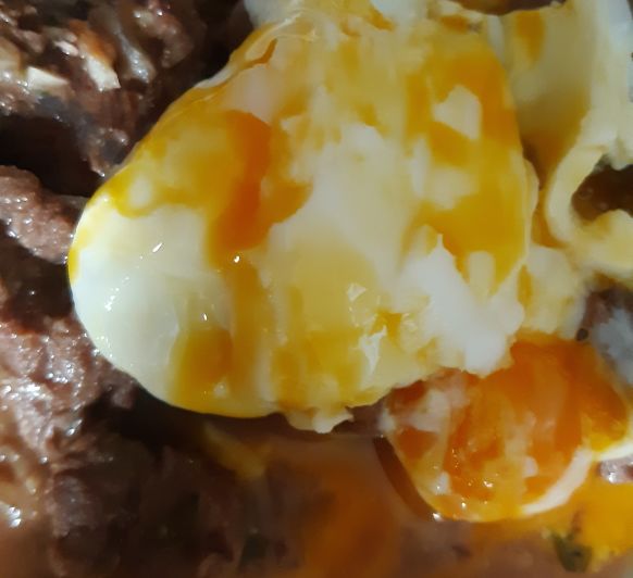 Ternera con bolets y huevo mollet (Modo COCCIÓN DE HUEVOS)