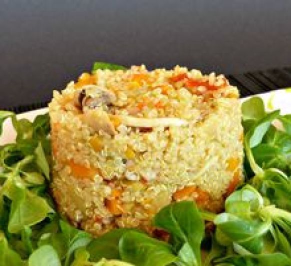 Receta Thermomix® - Quinoa con verduras salteadas