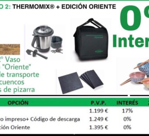 Thermomix® ......EDICION ORIENTE + 0% !