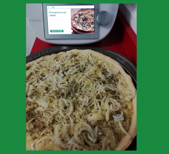 Pizza genovesa de cebolla con Thermomix® desde Majadahonda en Madrid