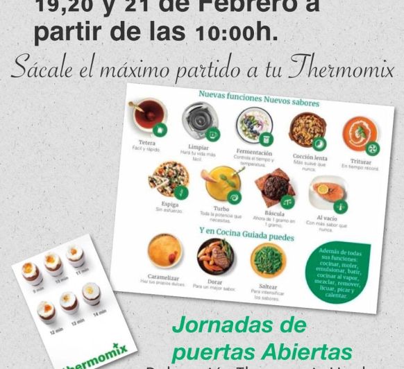Thermomix® Huelva Nuevos Talleres de Funciones