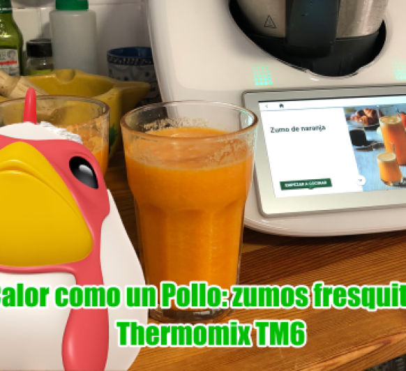 Zumo de naranja con hielo triturado en Thermomix® TM6: zumos para el caloooooo