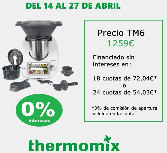 Thermomix sin intereses
