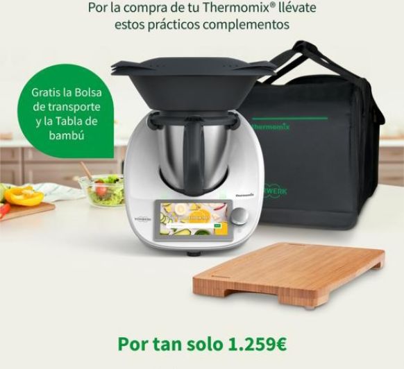 Thermomix® TM6 CON REGALO BOLSA DE TRANSPORTE Y TABLA