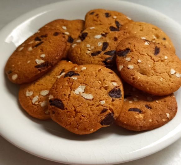 Galletas de chocolate y nuez con Thermomix® (cookies)