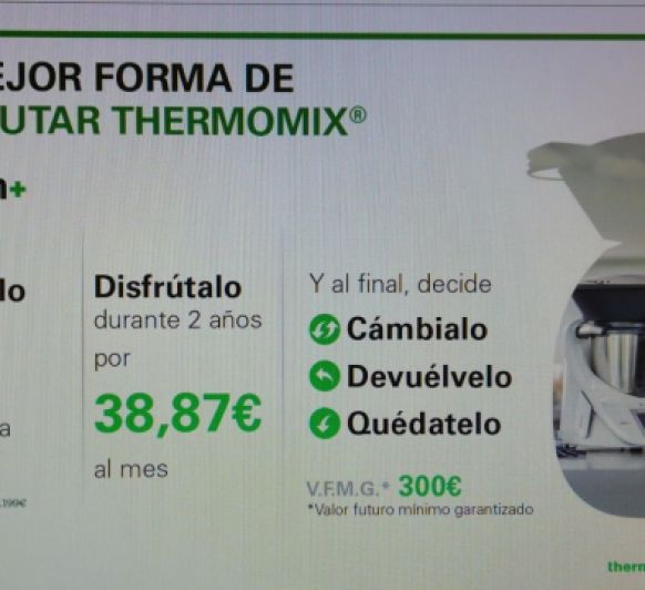 OPCIÓN + LA MEJOR FORMA DE DISFRUTAR LA Thermomix® 