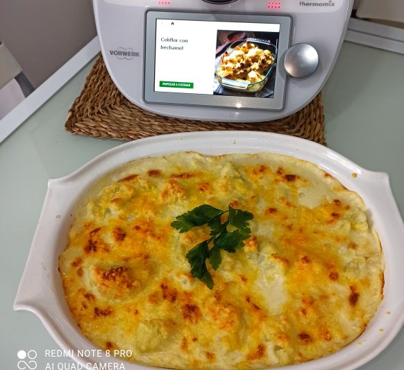 Coliflor con bechamel Thermomix® Zafra