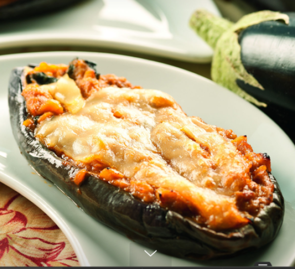 Berenjenas rellenas de atún
