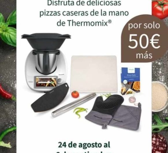 Pizza casera con Thermomix® 