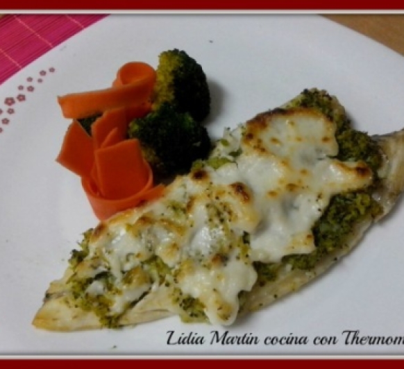 Receta de Lubina, brócoli y lactonesa con Thermomix® 