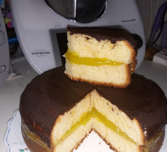 Mega Cuña de crema y chocolate
