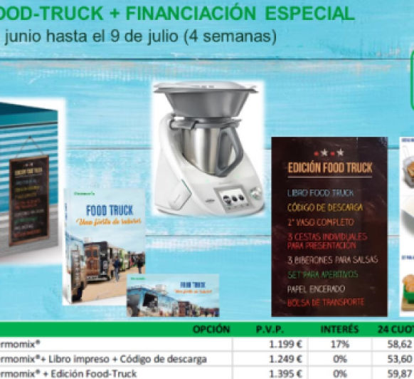 EDICION FOOD-TRUCK + FINANCIACION ESPECIAL 0% INTERES