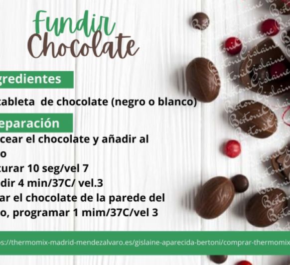 FUNDIR CHOCOLATE CON Thermomix® EN MÉNDEZ ÁLVARO