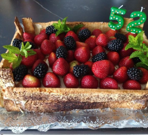 Tarta CAJA DE FRUTA