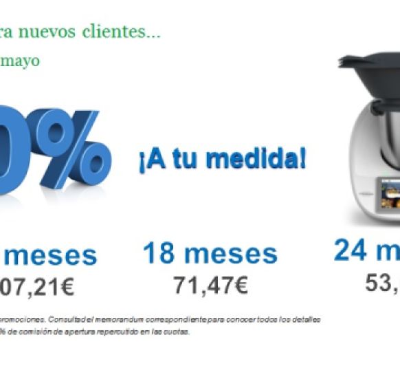 FINANCIACIÓN 0% INTERESES Y A MEDIDA