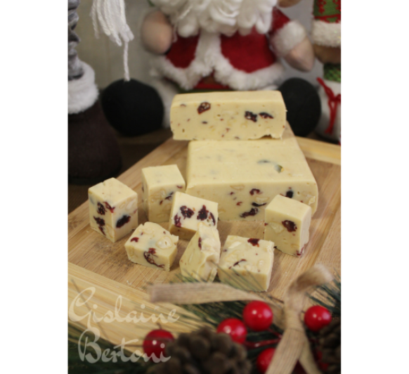 FUDGE BLANCO CON PISTACHOS Y ÁRANDANOS CON Thermomix® EN MÉNDEZ ÁLVARO