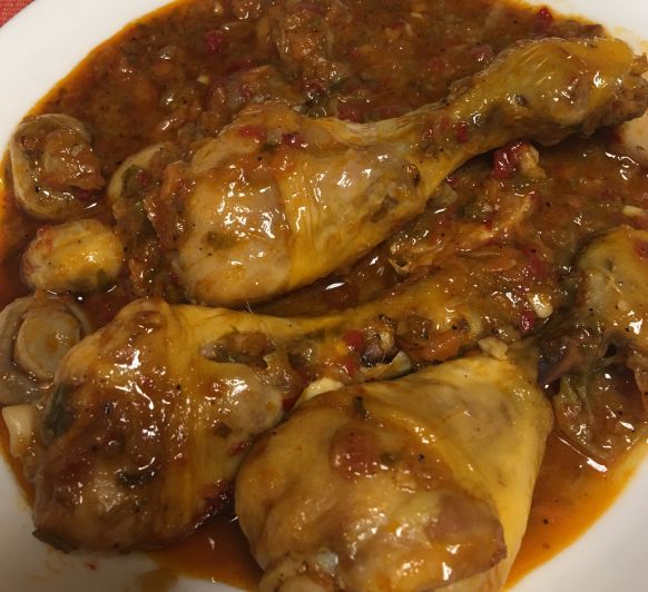 POLLO CON CHAMPIÑONES CON Thermomix® 