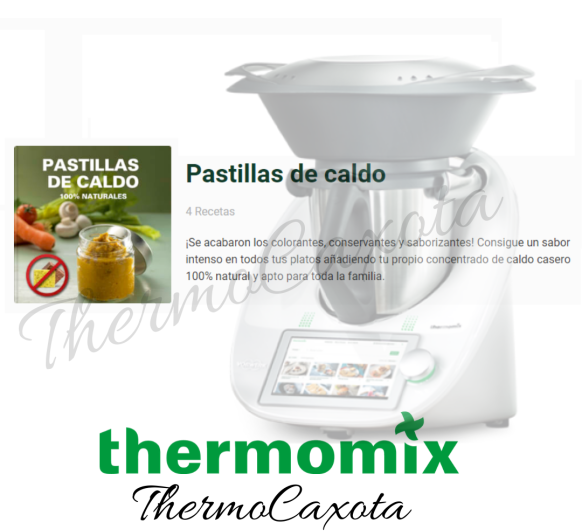 PASTILLAS DE CALDO CON Thermomix® - 100% NATURALES