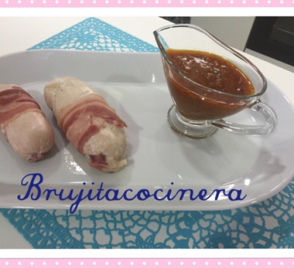 ROLLITOS DE POLLO AL VAPOR CON SALSA AGRIDULCE CON Thermomix® TM5