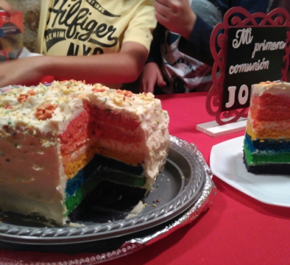 Tarta Arco Iris