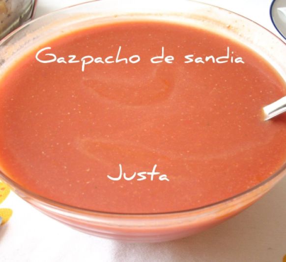 Gazpacho de Sandia Thermomix® Ciudad Real Justa Molina