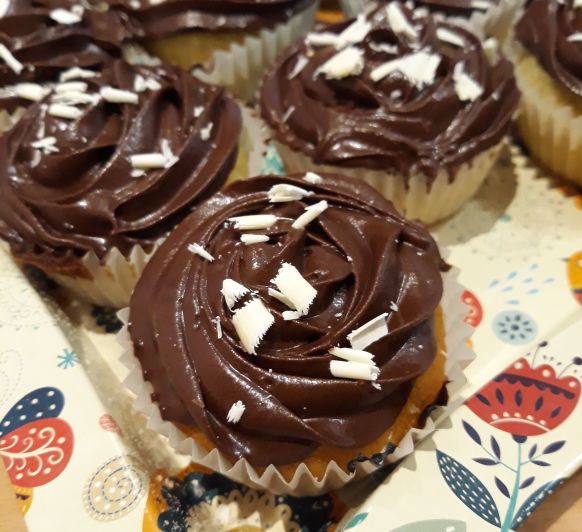 Frosting de chocolate para cupcakes