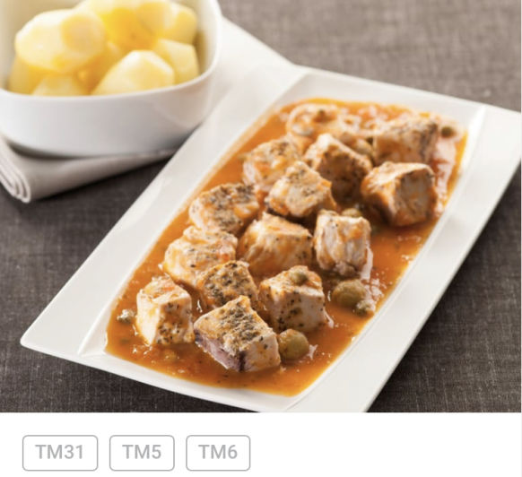 Bonito con salsa de tomate
