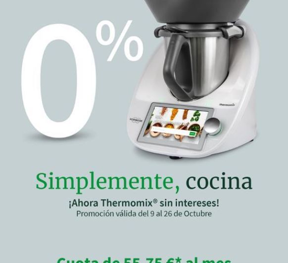 THERMOMIX SIN INTERESES. 0%