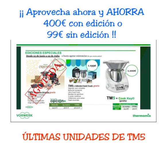 ¡Últimas unidades del modelo TM5!