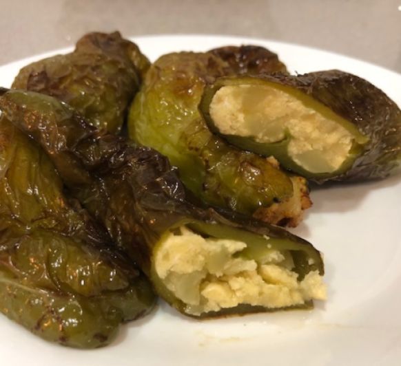 PIMIENTOS RELLENOS DE TORTILLA DE PATATA